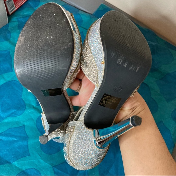 Silver Prom Heels - Picture 6 of 6